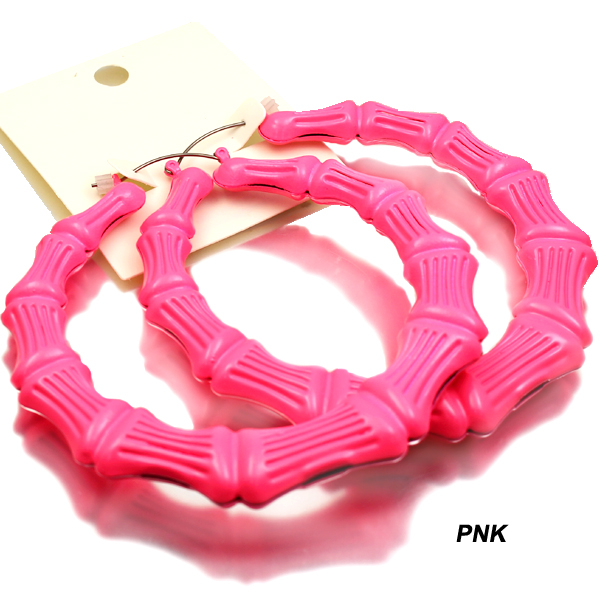 FASHION NEON COLOR 90MM HOOP ER(EF0892-KE3268)