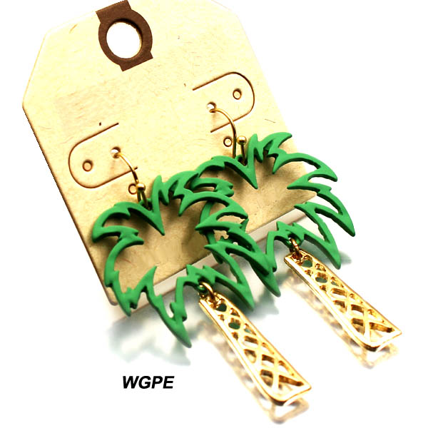 FASHION RUBBER PALM TREE ER(EF0911-27627)