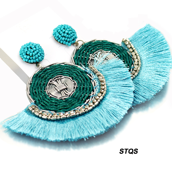 FASHION SEED BEAD W TASSEL ER(EF1018-AE3260)