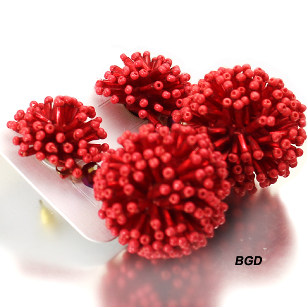 FASHION SEED BEAD BALL ER(EF1020-AE2276)