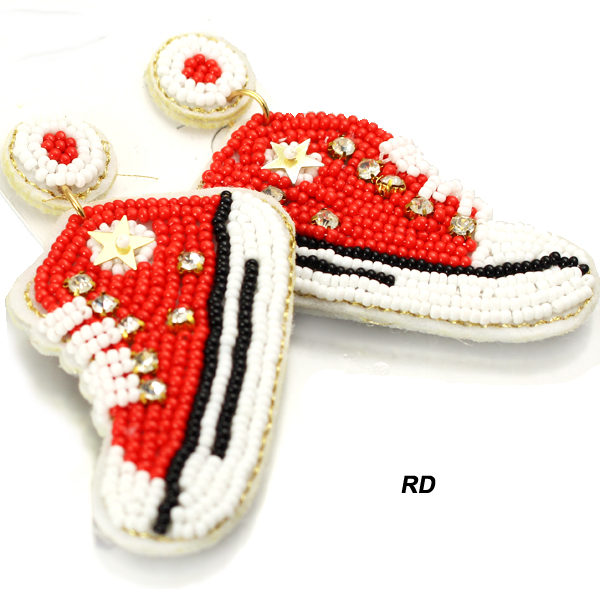 FASHION CONVERSE SEED BEAD ER(EF1086-EB0007)