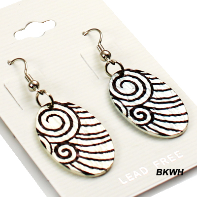 FASHION OVAL GROOVY ER(EF1097-EKK7098)