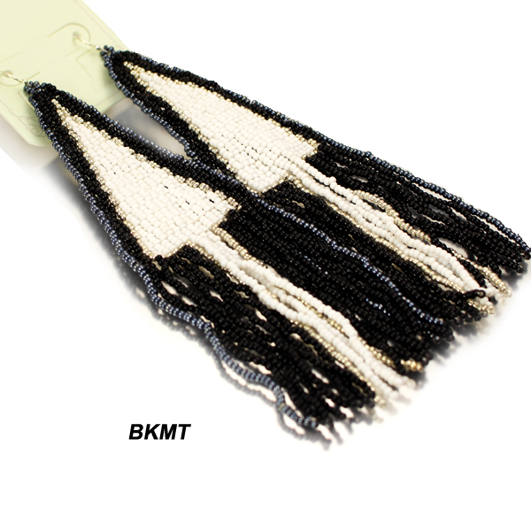 FASHION FRINGE BEAD ER(EF1127-AE4314)