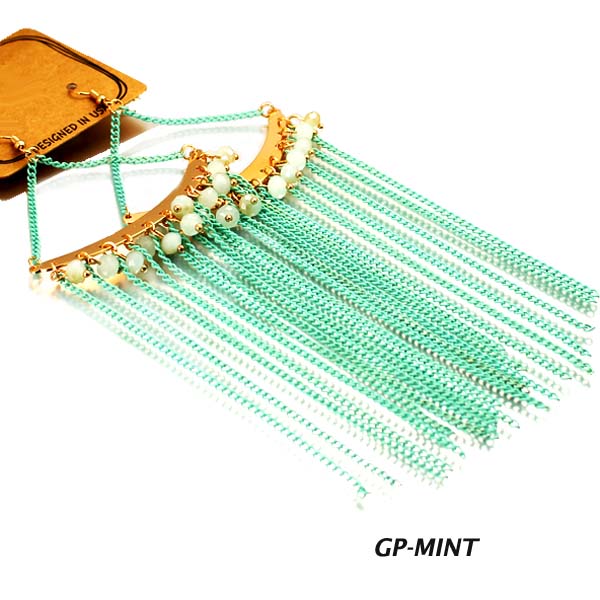 FASHION COLORED CHAIN ER(EF1189-CE0248)