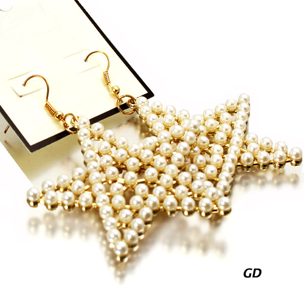 FASHION PEARL STAR ER(EF1217-LE3142)