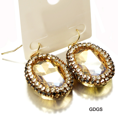 FASHION STONE W PAVE ER(EF0012-VE1409)