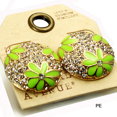 FASHION ROUND FLOWER STUD ER(EF0022-25240-1)