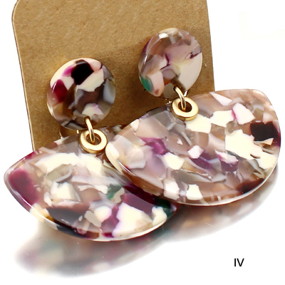 FASHION CELLULOID TORROISE ER(EF0057-AE8086)