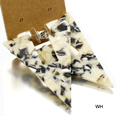 FASHION CELLULOID HOOP ER(EF0058-AE8068)