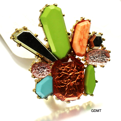 FASHION EPOXY STONE RING(RF0028-AR0369)