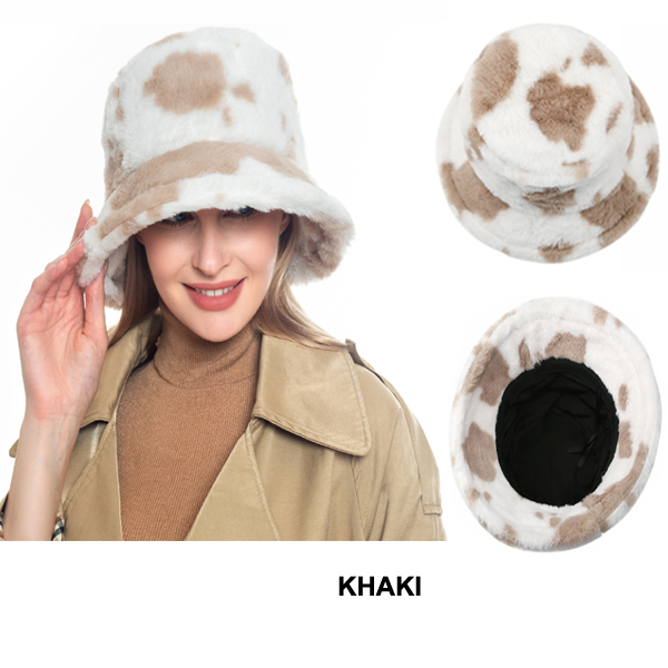 FASHION MINK BUCKET HAT(HA0053-H3043)