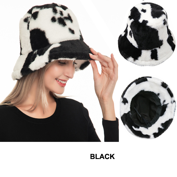 FASHION MINK BUCKET HAT(HA0053-H3043)