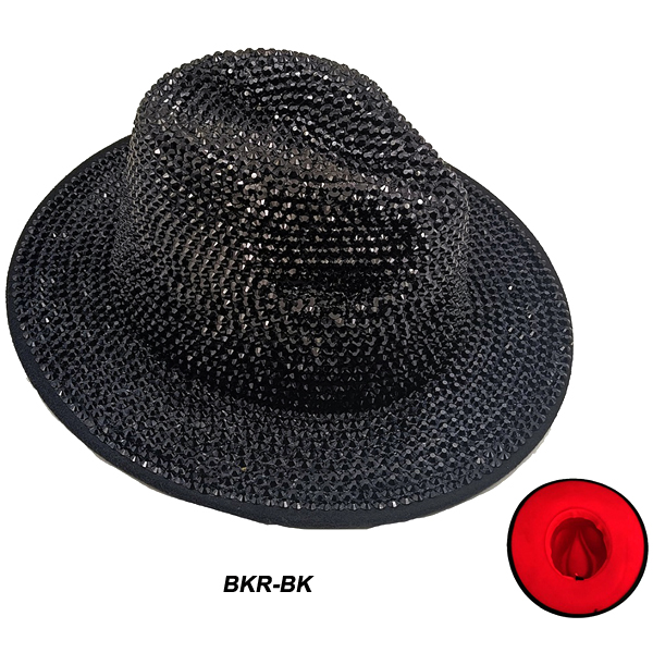 FASHION BKR/ STONE FEDORA HAT(HA0091-HT0343)