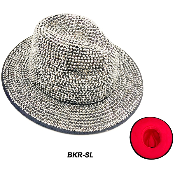 FASHION BKR/ STONE FEDORA HAT(HA0091-HT0343)