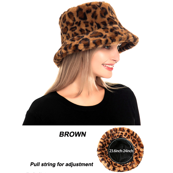 FASHION MINK LEO HAT(HA0112-H3194)