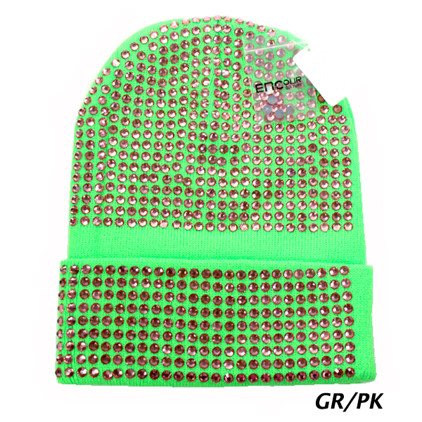 FASHION STONE BEANIE HAT(HA0119-HT0361)