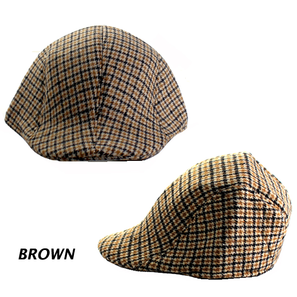 MEN'S WOOL PATTERNES IVY HAT(HA0124)