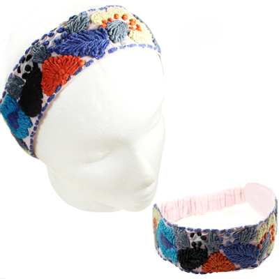 FASHION EMBROIDERY FLOWER H/BAND(HB0022-IH0041)