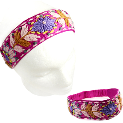 FASHION EMBROIDERY FLOWER H/BAND(HB0024-IH0063)