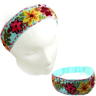 FASHION EMBROIDERY FLOWER H/BAND(HB0025-IH0064)