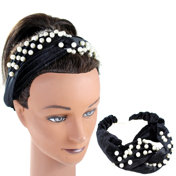 FASHION PEARL HEAD WRAP(HB0046-HTE0762)