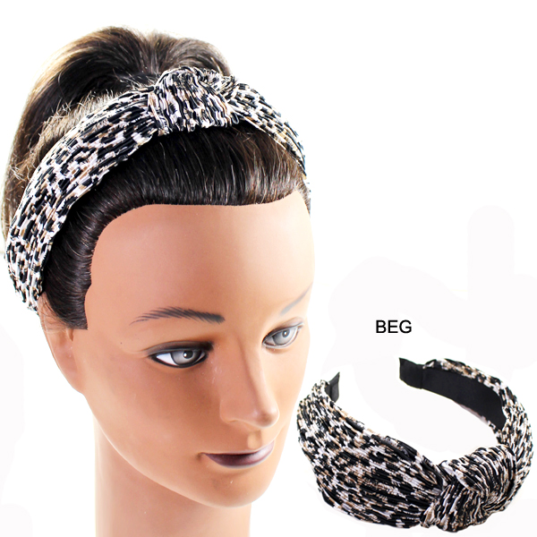 FASHION ANIMAL PRINT H/BAND(HB0048-FD0023)