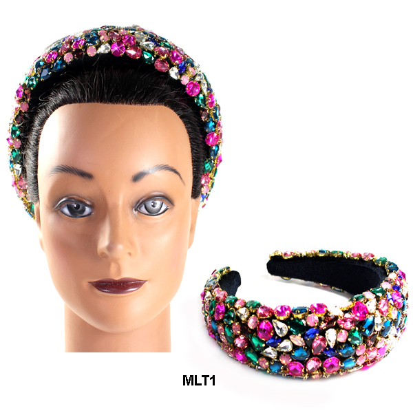 FASHION STONE HEADBAND(HB0060-KM2716)