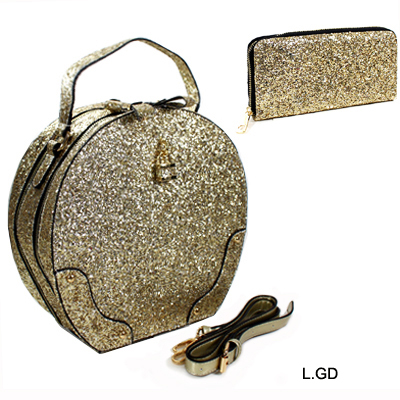 FASHION SEQ HANDBAG W/WALLET(HF0018-F0215)