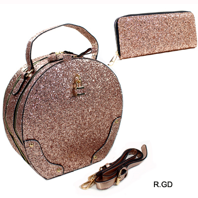 FASHION SEQ HANDBAG W/WALLET(HF0018-F0215)