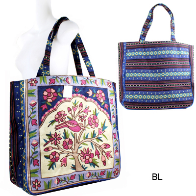 VINTAGE TRIBAL EMBROIDED TOTE BAG(HF0044-FC0017)