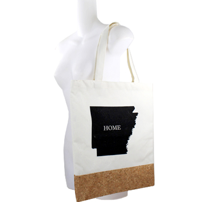 COTTON&CORK "AR"STATE MAP SHOPPING BAG(HF0061-MB0003AR)