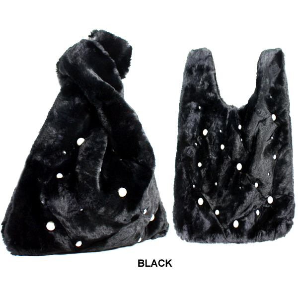 FASHION FUR HOBO BAG(HF0085-ABG1047)