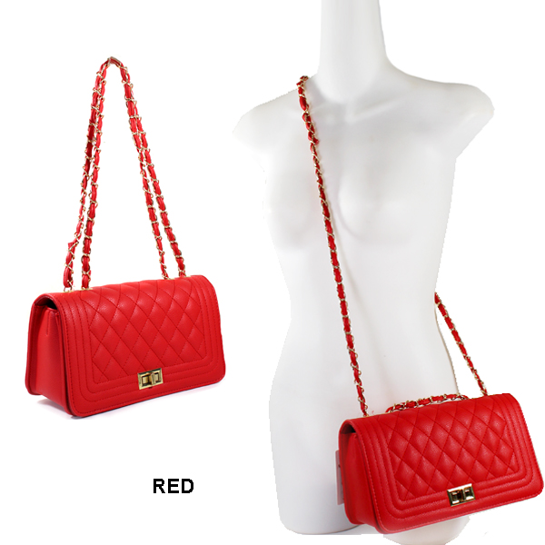 QUILTED FASHION HANDBAG(HF0126-CA8082)