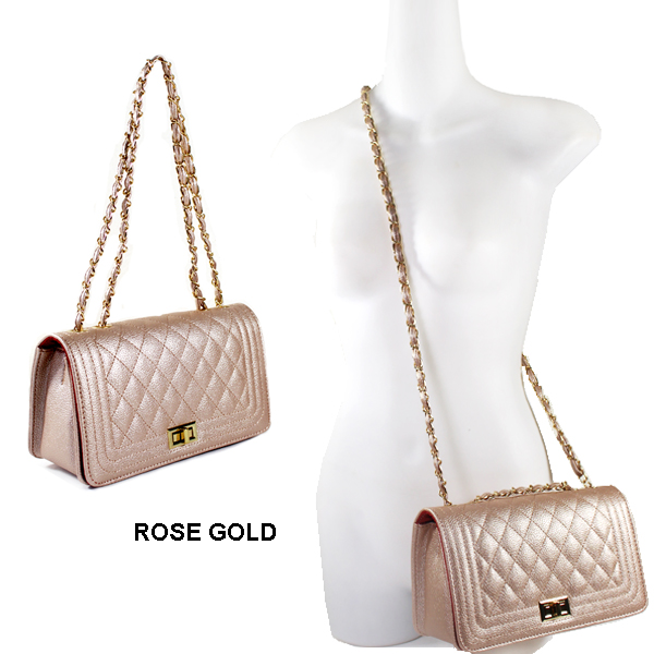 QUILTED FASHION HANDBAG(HF0126-CA8082)