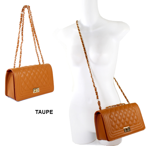 QUILTED FASHION HANDBAG(HF0126-CA8082)