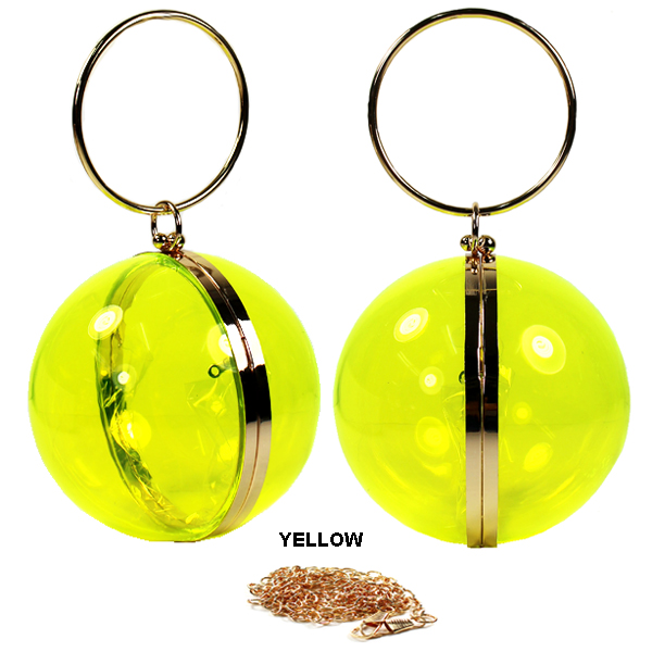 FASHION CLEAR COLOR BALL BAG17.5"(HF0173-6318)