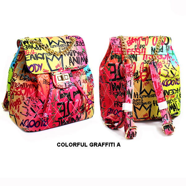 FASHION GIRAFFITI BACKPACK(HF0181-6546)