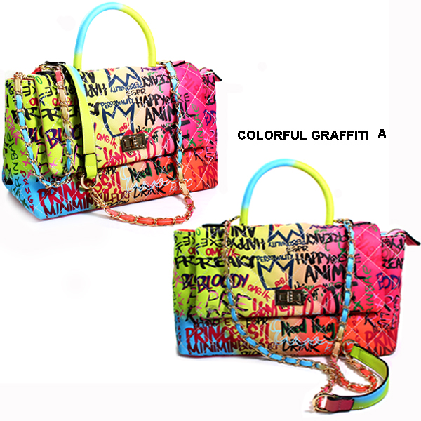 FASHION GIRAFFITI PURSE(HF0182-6508-1)