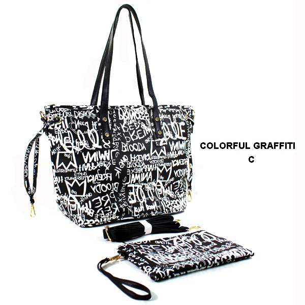 FASHION GIRAFFITI PURSE(HF0183-6523)