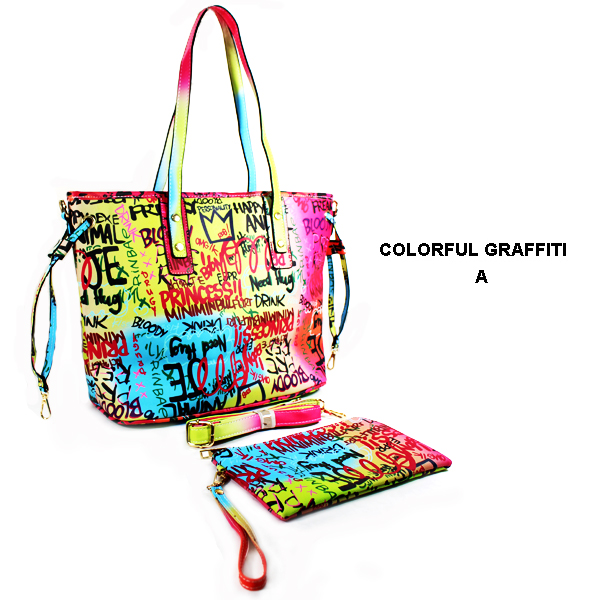 FASHION GIRAFFITI PURSE(HF0183-6523)