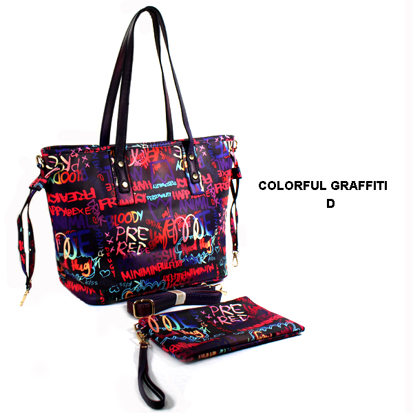 FASHION GIRAFFITI PURSE(HF0183-6523)