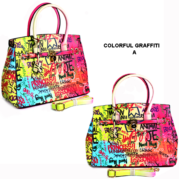 FASHION GIRAFFITI PURSE(HF0184-6537)