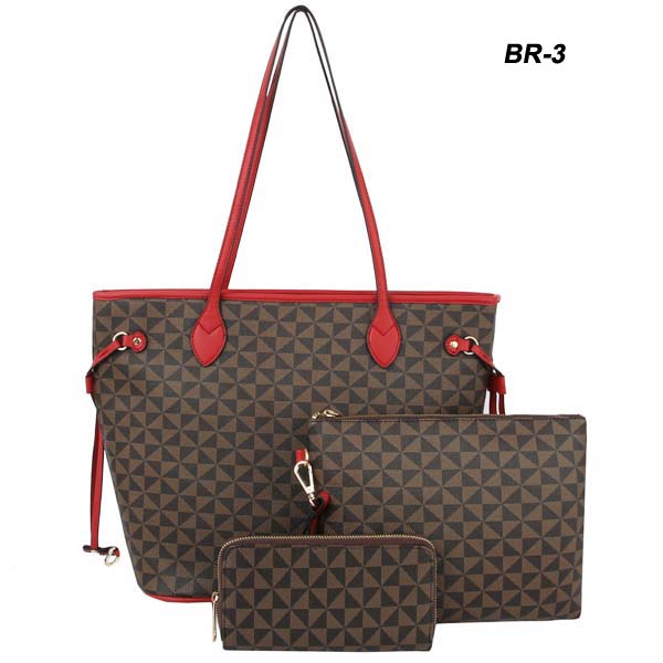 FASHION 3PC HANDBAG(HF0290-LMN001)