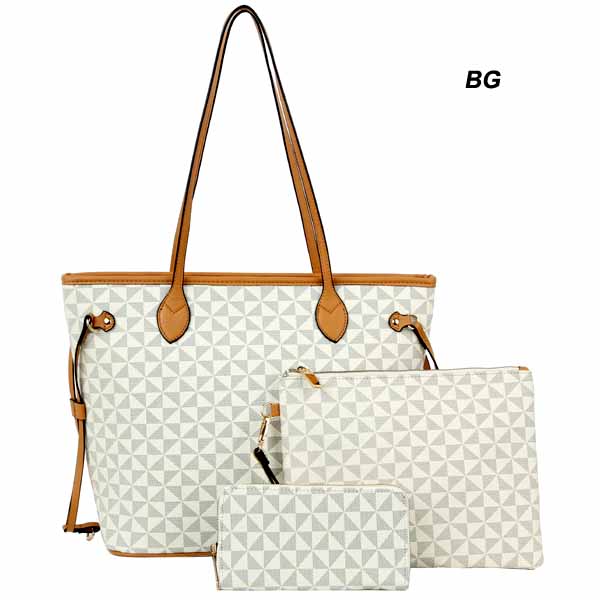 FASHION 3PC HANDBAG(HF0290-LMN001)