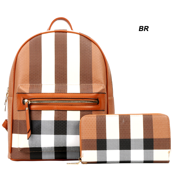 FASHION 2PC BACKPACK(HF0296-LM1017)