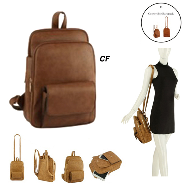 FASHION CONVERTIBLE BACKPACK(HF0305-GLM0025)