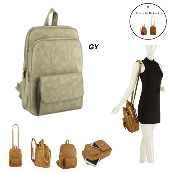 FASHION CONVERTIBLE BACKPACK(HF0305-GLM0025)