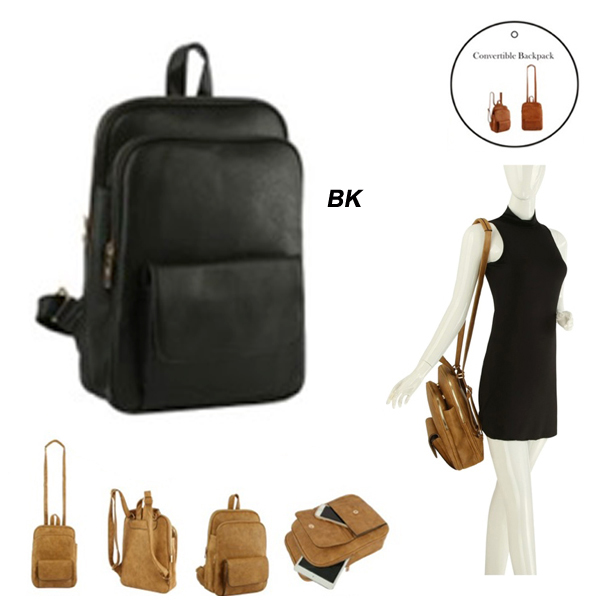 FASHION CONVERTIBLE BACKPACK(HF0305-GLM0025)