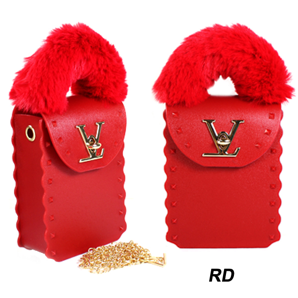 FASHION MINI BAG W FUR HANDLE(HF0311-HB0040)