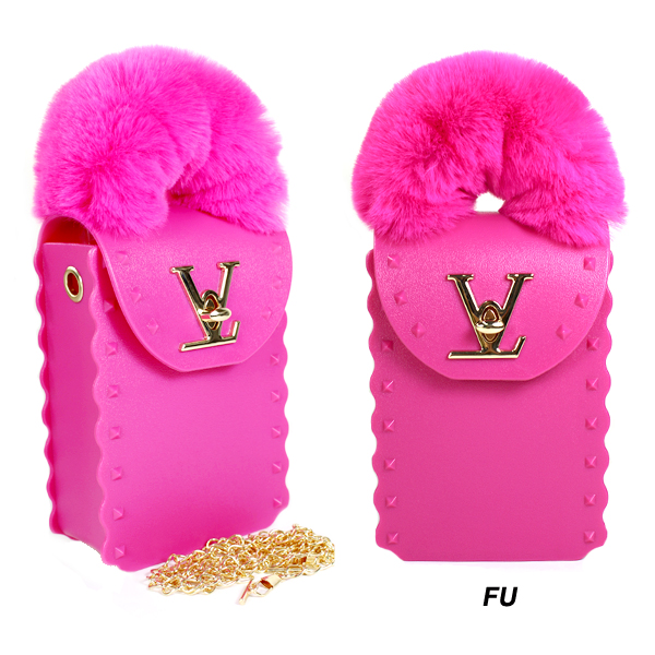 FASHION MINI BAG W FUR HANDLE(HF0311-HB0040)